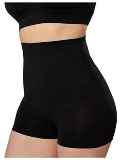 High Waisted Body Shaper Boyshorts Tummy Control Waist Slimming and Back Smoothing Shapewear for Women Plus Size