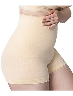 High Waisted Body Shaper Boyshorts Tummy Control Waist Slimming and Back Smoothing Shapewear for Women Plus Size