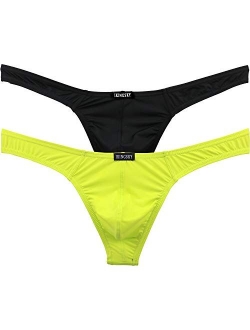 Men's Thong Underwear Sexy Low Rise T-Back Under Panties