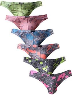 Men's Camouflage Thong Underwear Sexy Low Rise T-back Underwear