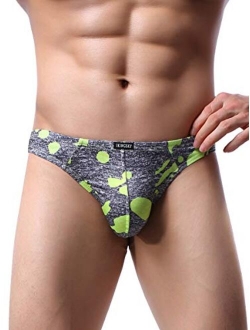 Men's Camouflage Thong Underwear Sexy Low Rise T-back Underwear