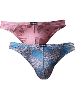 Men's Camouflage Thong Underwear Sexy Low Rise T-back Underwear