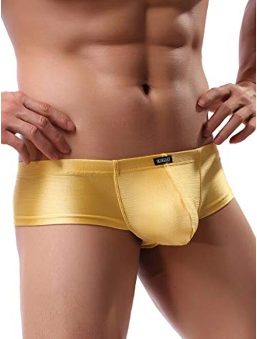 iKingsky Men's Cheeky Boxer Briefs Sexy Pouch Thong Underwear : :  Clothing, Shoes & Accessories