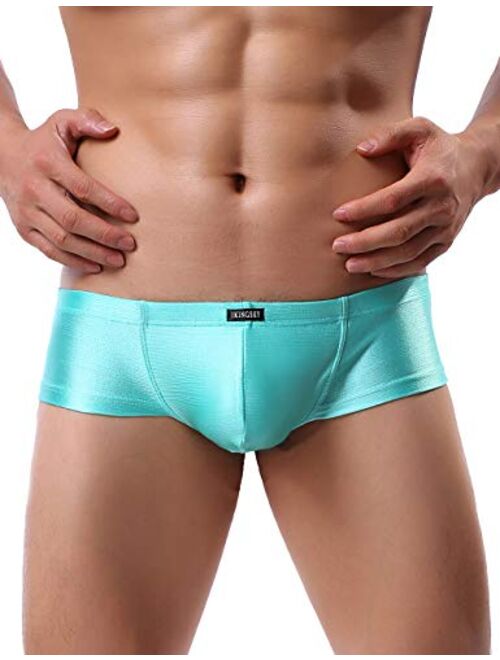 iKingsky Men's Cheeky Thong Underwear Sexy Mini Cheek Boxer Briefs