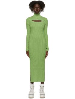 Green Cut-Out Dress