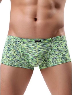 Men's Stretch Boxer Briefs Underwear Sexy Low Rise Men Pouch Shorts