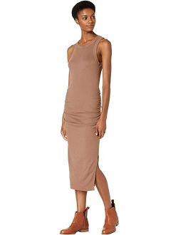 Michael Stars Wren Ultra Rib Midi Dress with Slit