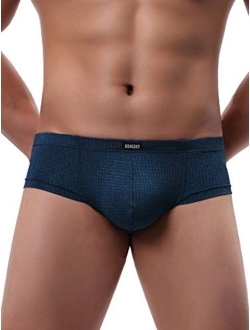 Men's Cheeky Thong Underwear Mini Cheek Pouch Boxer Briefs Sexy Brazilian Back Mens Under Panties