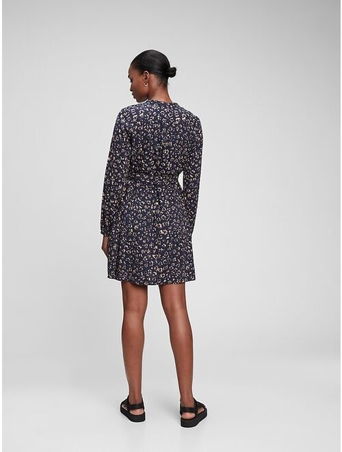 GAP Tie-Belt Print Dress