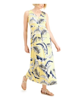 Cotton Fern-Print Maxi Dress, Created for Macy's