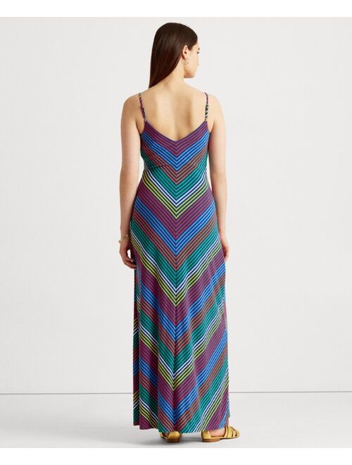 ralph lauren chevron jersey dress