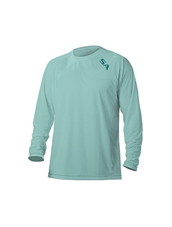 S A Co. Men's Long Sleeve Shirt, UPF 50  Sun Protection, Lightweight, Moisture Wicking