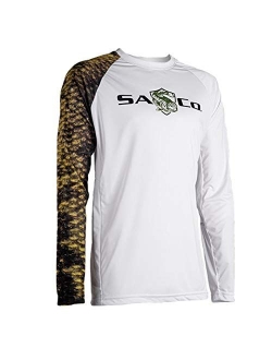 S A Co. Men's Long Sleeve Shirt, UPF 50  Sun Protection, Lightweight, Moisture Wicking