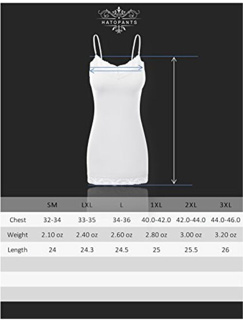 HATOPANTS Women's Lattice Front Seamless Cami Bra Strap Tops Triple Criss-Cross