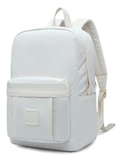 599s Simple Backpack, Classic Bookbag with Multi Pockets, Durable for School & Travel, 16 Litres