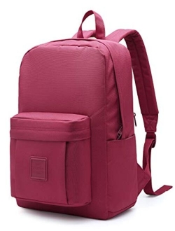 599s Simple Backpack, Classic Bookbag with Multi Pockets, Durable for School & Travel, 16 Litres