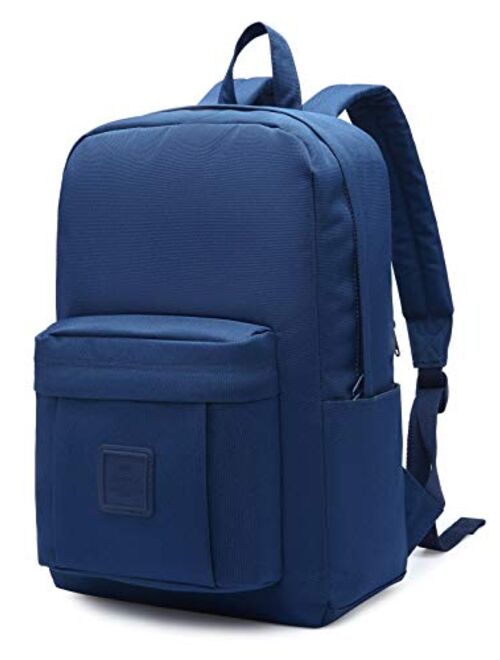 HotStyle 599s Simple Backpack, Classic Bookbag with Multi Pockets, Durable for School & Travel, 16 Litres