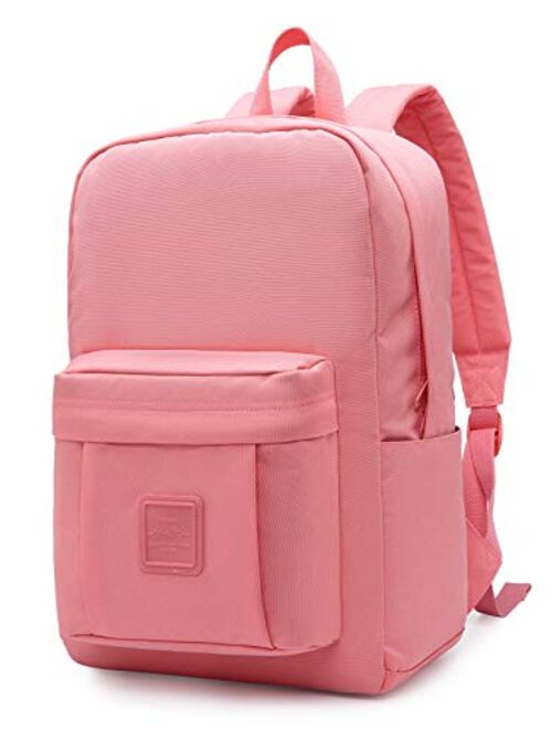 HotStyle 599s Simple Backpack, Classic Bookbag with Multi Pockets, Durable for School & Travel, 16 Litres