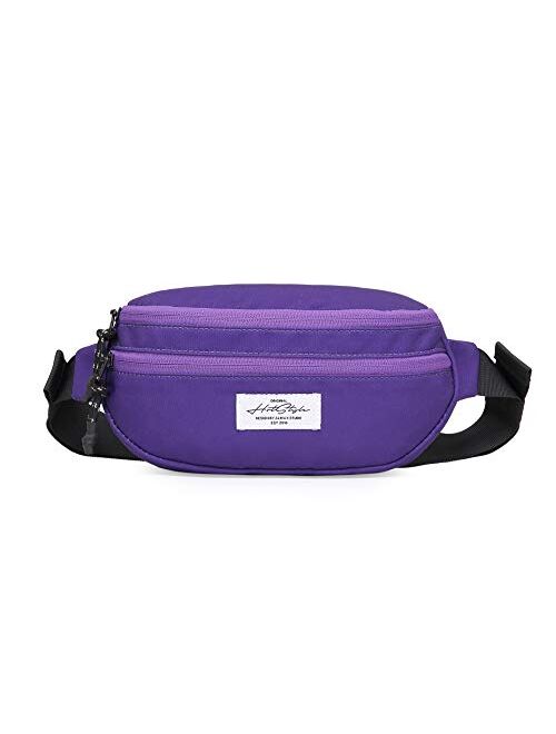 HotStyle 521s Small Fanny Pack Fashion Waist Bag Cute for Women, 8.0"x2.5"x4.3"