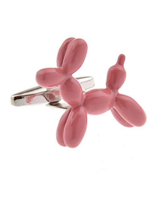 3D Balloon Dog Cufflinks Toy Cuff Links