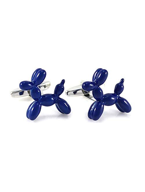 3D Balloon Dog Cufflinks Toy Cuff Links