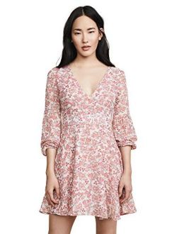 Women's Sunday Brunch Printed Chiffon Dress