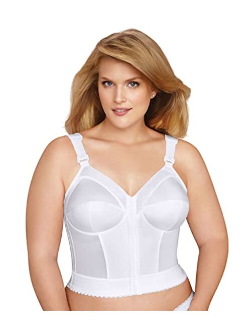 Exquisite Form FULLY Classic Support Slimming Full-Coverage Longline Posture Bra, Front Closure, Wire-Free #5107530