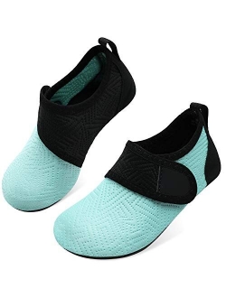 JOINFREE Kids Boys and Girls Swim Water Shoes Toddler Quick Dry Aqua Socks Barefoot Skin Shoes for Beach Sports