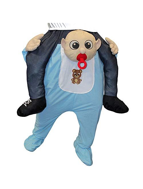 AFG Media LTD Baby Ride-On Halloween Costume for Adults, One Size, with Included Accessories