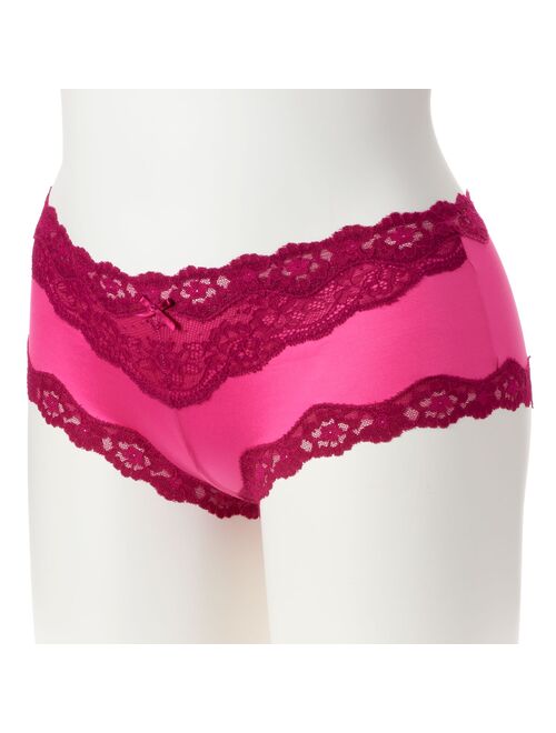 Maidenform ® Lace Trimmed Cheeky Hipster Panty 40823