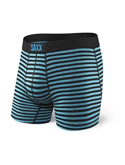 Saxx Underwear Men's Boxer Briefs Vibe Boxer Briefs with Built-in Ballpark Pouch Support Underwear for Men