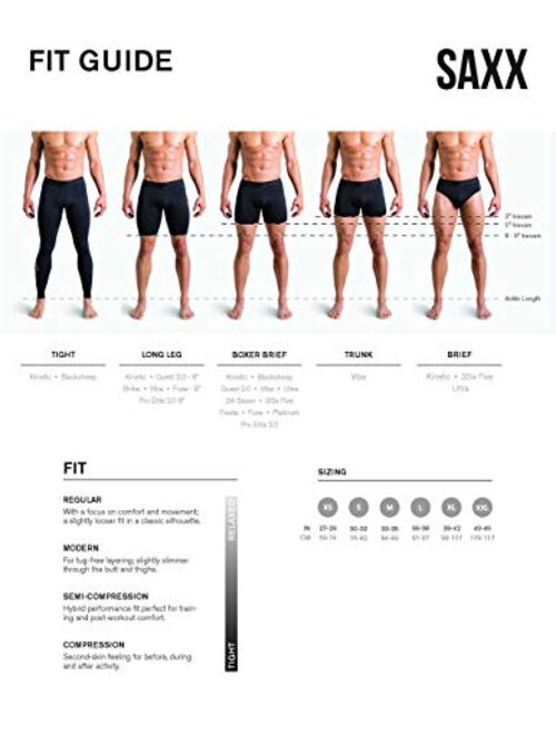 SAXX Underwear Men's Boxer Briefs – PLATINUM Men’s Underwear – Boxer Briefs with Fly and Built-In BallPark Pouch Support