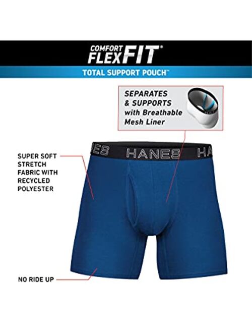 Hanes Ultimate Men's Total Ball Support Pouch Boxer Brief