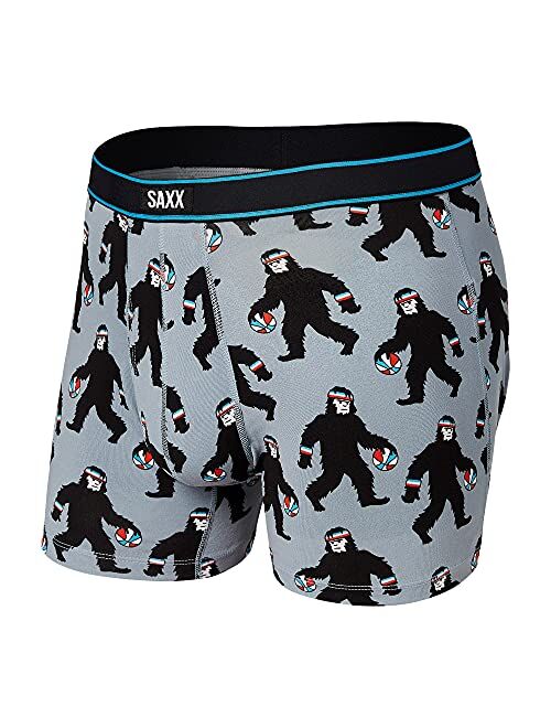 SAXX Underwear Men's Boxer Briefs - DAYTRIPPER Men’s Underwear - Boxer Briefs with Built-In BallPark Pouch Support, Core