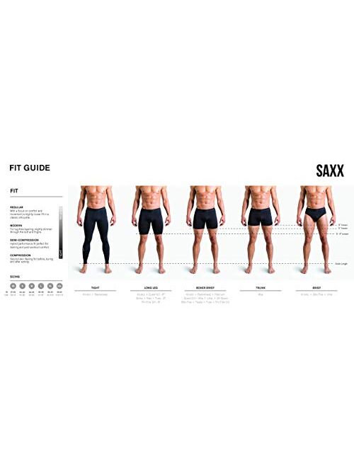 SAXX Underwear Men's Boxer Briefs - DAYTRIPPER Men’s Underwear - Boxer Briefs with Built-In BallPark Pouch Support, Core