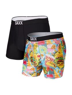 Men's Underwear VOLT Boxer Briefs with Built-In BallPark Pouch Support Pack of 2