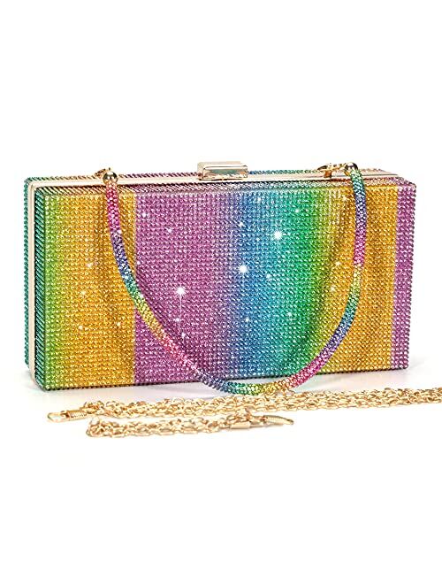 Clutch Purse for Women Crystal Evening Bags and Clutches Rhinestone Evening Handbags