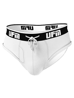 UFM Men’s Polyester Brief w/Patented Adj. Support Pouch Underwear for Men