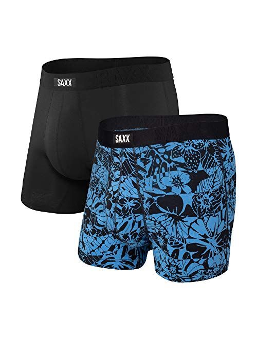 SAXX Men's Underwear – UNDERCOVER Boxer Briefs with Built-In BallPark Pouch Support – Pack of 2, Core