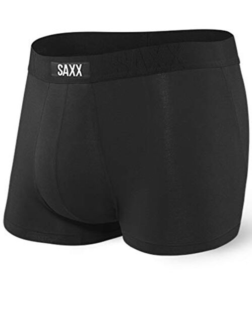 Saxx Underwear Men's Trunk Underwear – Undercover Men’s Underwear –Trunk Briefs with Fly and Built-in Ballpark Pouch Support