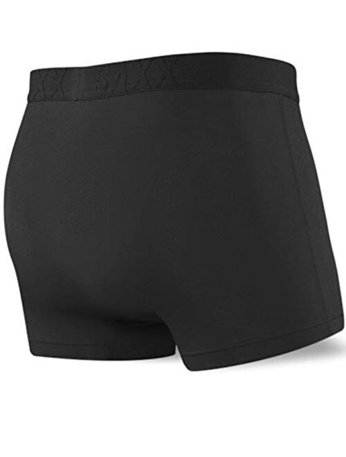 Saxx Underwear Men's Trunk Underwear – Undercover Men’s Underwear –Trunk Briefs with Fly and Built-in Ballpark Pouch Support