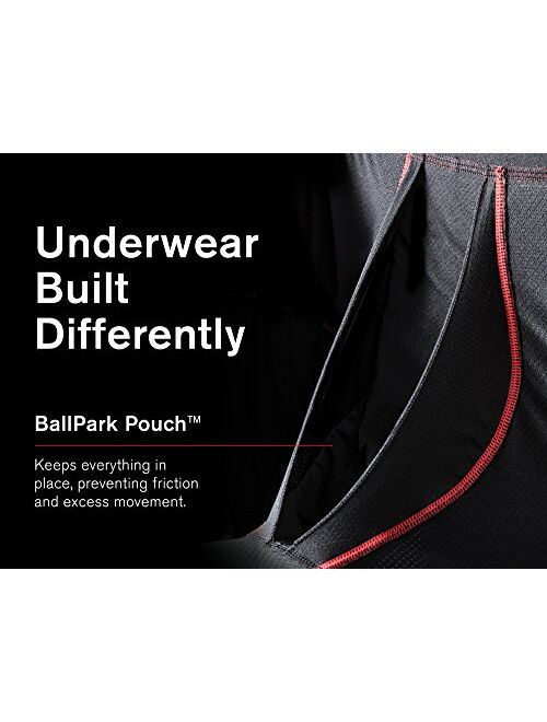 Saxx Underwear Men's Trunk Underwear – Undercover Men’s Underwear –Trunk Briefs with Fly and Built-in Ballpark Pouch Support