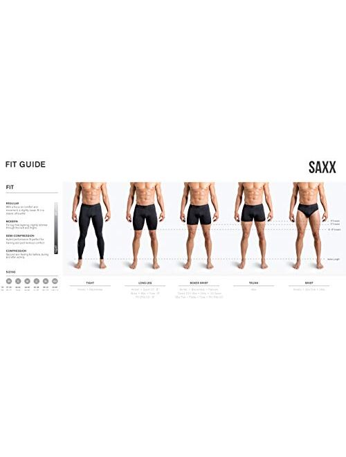 Saxx Underwear Men's Trunk Underwear – Undercover Men’s Underwear –Trunk Briefs with Fly and Built-in Ballpark Pouch Support