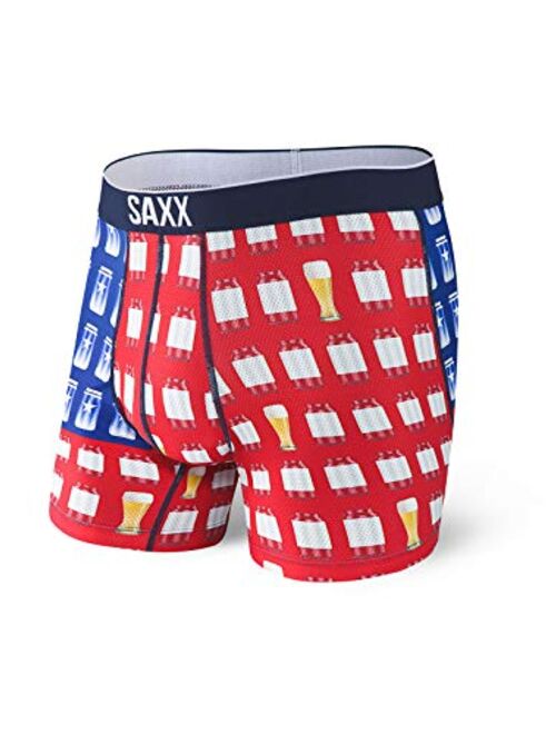 SAXX Men's Underwear – VOLT Boxer Briefs with Built-In BallPark Pouch Support – Workout Underwear for Men