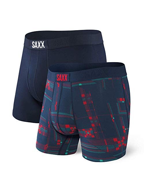 SAXX Men's Underwear - ULTRA Boxer Briefs with Built-In BallPark Pouch Support – Pack of 2