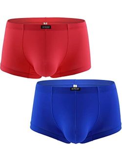 Men's Bluge Boxer Briefs U-Hance Pouch Mens Stretch Underwear