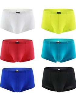 Men's Bluge Boxer Briefs U-Hance Pouch Mens Stretch Underwear