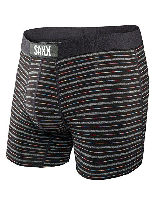 Saxx Underwear Men's Boxer Briefs – Vibe Boxer Briefs with Built-in Ballpark Pouch Support – Underwear for Men, Discontinued