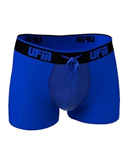 UFM Men’s Polyester Trunk w/Patented Adjustable Support Pouch Underwear for Men