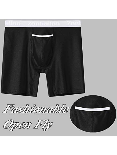 Buy ZONBAILON Mens Sexy Bulge Enhancing Pouch Underwear Boxer